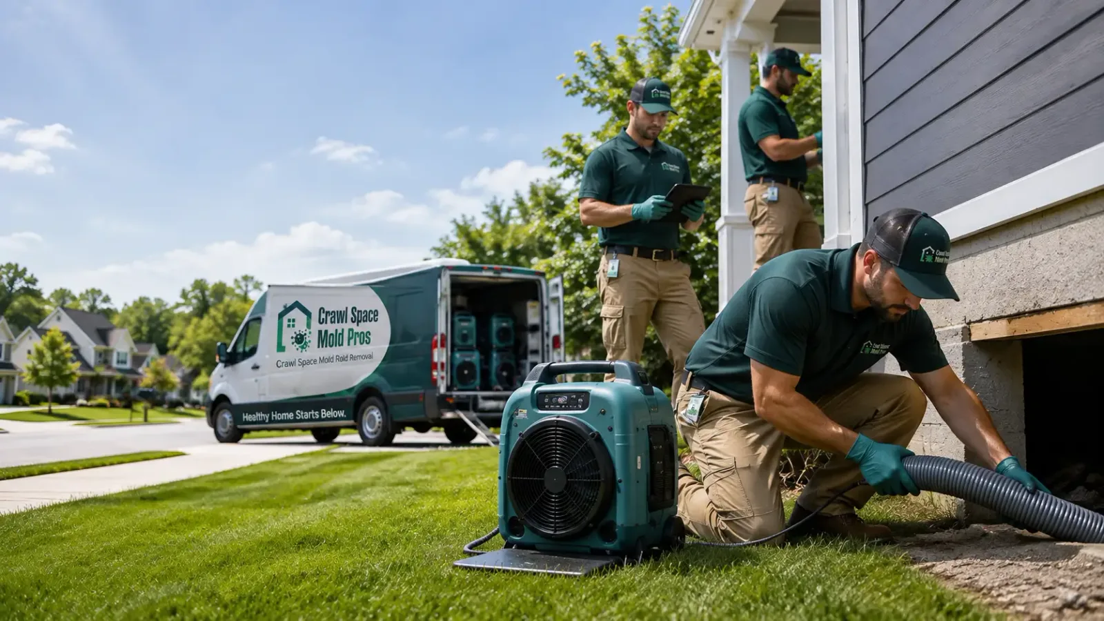 Crawl Space Mold Removal in Bussey, IA